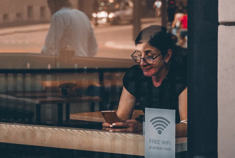 Wifi sieť v kaviarni